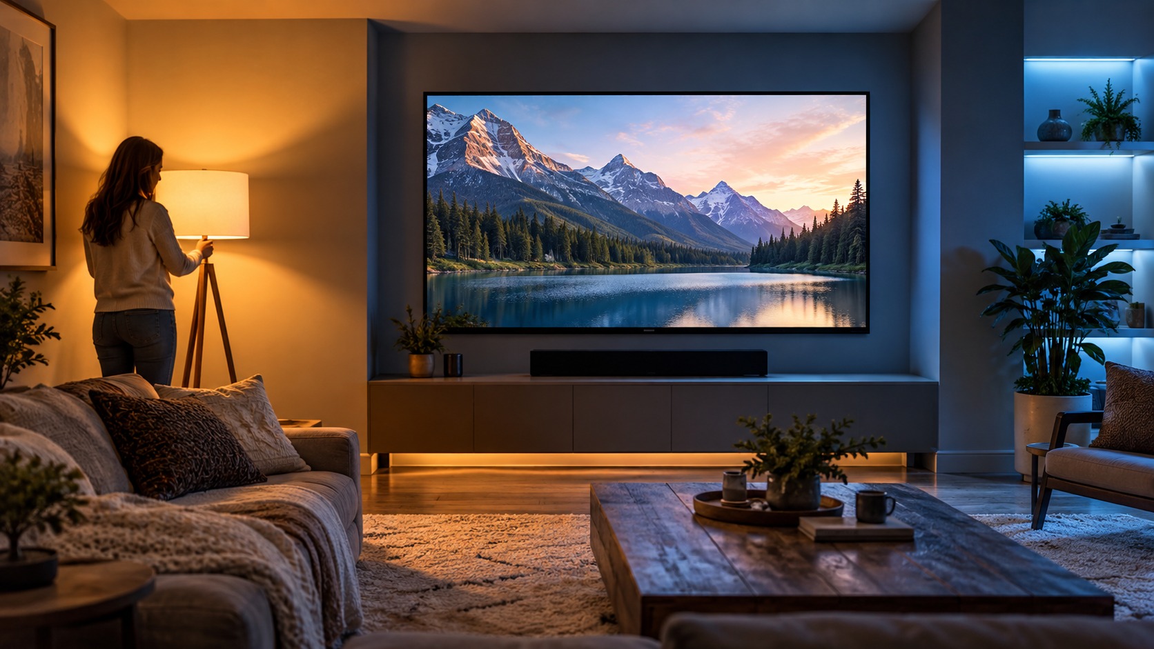 Color Temperature Tricks That Transform Any Screen View shown as an editorial screenspace interior with no readable text