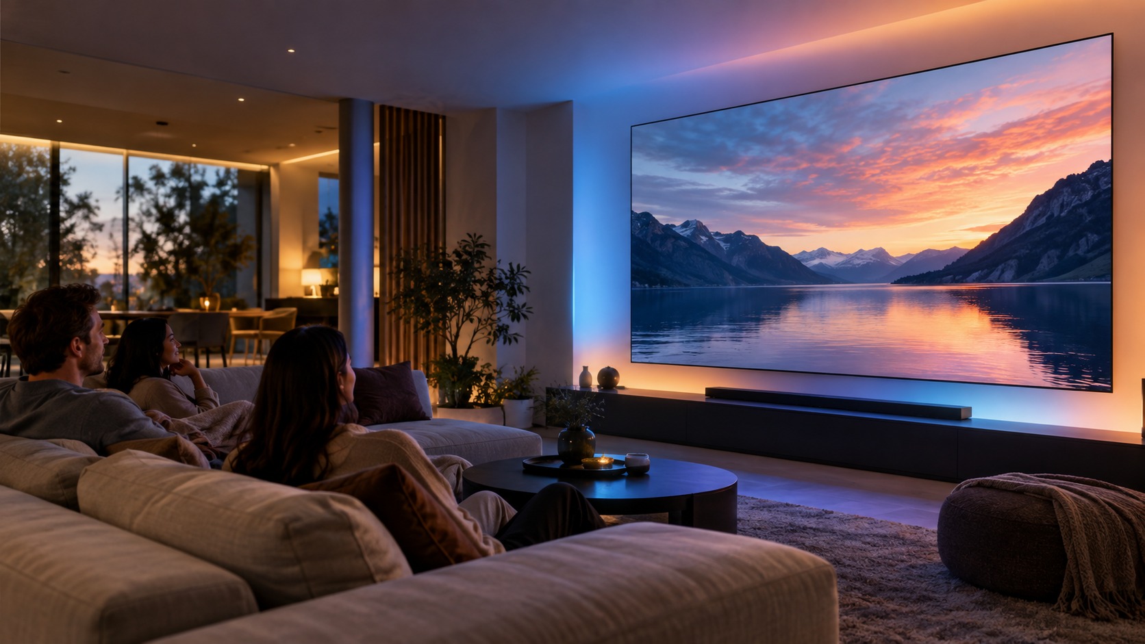 How Light Reactivity Enhances Interactive Screenspaces shown as an editorial screenspace interior with no readable text